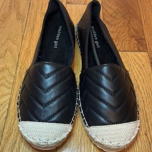 Madden Girl black espadrilles